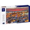 Lais Puzzle Puzzle di Lais Genova, Italia Skyline della Città Presso Il Porto 2000 Pezzi