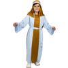 Pegasus COSTUME PASTORE DEL PRESEPE VARI COLORI CARNEVALE (CELESTE, 9/10 ANNI)