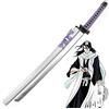 Pyatofly Kuchiki Byakuya Spada Cosplay,Senbonzakura Samurai Sword,100cm Anime Katana in Legno per Puntelli Armi,Kendo Arti Marziali Puntelli per Allenamento Decorazioni di Halloween
