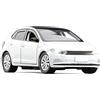 WangXLDD Modellino di Auto in Scala 1/32, Compatibile con Volkswagen Polo, Modello di Auto in Lega per Auto a Sei Porte Giocattolo con Assorbimento degli Urti e Luce a Sei Porte (Bianco)