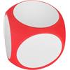 WEKAMOS Dado Grande in Spugna Rosso, Bianco Cancellabile, Leggero e Facile da Impugnare, per Giochi da Tavolo, Aule e Feste