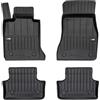 IMJ-Global Tappetini Auto Gomma ProLine 3D su Misura Compatibili con BMW Serie 5 G30 Hybrid 2017-2023, Set Completo di Tappeti Auto TPE per Migliorare Look e Sportività