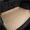 lmlpan Tappeto Bagagliaio Auto per Fiat Grande Panda 2024, Impermeabile Antiscivolo Graffio Facile da Pulire Accessori Tappetino Baule,A/Beige