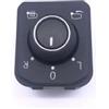 LUOWEINA Interruttore a manopola dello specchietto retrovisore, adatto for Volkswagen, adatto for VW, adatto for Golf, Tiguan Passat Touran 5TD959565C Pulsante di regolazione vista di controllo Contro