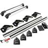 CHROMEMASTER TURTLE AIR3 | Barre Portatutto, Portapacchi, Barre da Tetto | Compatibile con Volkswagen T6 2014-2018; Viene utilizzato per il montaggio di box da tetto, portabiciclette, scale | Struttura alluminio