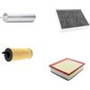 Cormar Kit Filtri Tagliando Compatibile con BMW Serie 1 F20 116d 118d 120d, 4 Pezzi, Filtro Olio, Aria, Abitacolo e Carburante