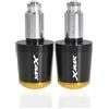 BOSDF Contrappesi Manubrio Moto Per XMax 125 250 300 400 X Max 7/8 moto Universale Manopole Manubrio Estremità Contrappeso Tappo Cursore(T)
