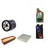 AOQ ORIGINAL QUALITY AOQ - KIT TAGLIANDO COMPLETO COMPATIBILE CON FIAT IDEA 1.4 BENZINA 3 FILTRI (aria, olio, abitacolo)