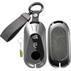 WUZUTU Custodia per Chiave Auto Smart Compatibile con Mercedes C-Classe W206 2024 CLE 2025 GLC X254 EQS Maybach S480 S580 Custodia per Chiave Auto Smart a Lunga Durata Supporto per Telecomando