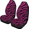 Xhuibop Elegante Seggiolini Del Veicolo Protezione Zebra Modello Rosa Seggiolino Auto Coprisedili per le Donne Set Completo Antiscivolo con Elastico Facile Da Installare