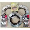 Motocar COPPIA DISCHI FRENO ANT + POST + PASTIGLIE YAMAHA T-MAX 500 2004/2007 225160320