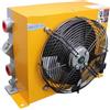 KAKAK Radiatore idraulico raffreddatore d'aria con valvola di bypass della contropressione AH1012T1-CA 100L/min Raffreddamento Escavatore Ampia area di dissipazione del calore(DC24V)