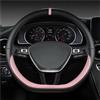SQOGJSGZ Copri Volante Coprivolante Auto A Forma D Per Golf 7 8 Per Polo 2014-2021 Per Scirocco Per Jetta 6 2017-2021 Per Santana 2016-2021 Per Tiguan 2015-2021 Volante Cover(PINK)