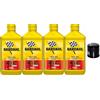 E-BIKERS TAGLIANDO 4 LITRI OLIO MOTO XTC C60 15W50 + FILTRO HIFLO HF160 COMPATIBILE CON BMW F 800 GS R RT