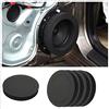 BAQI 4pcs Anello di Isolamento Universale da 6,5 Pollici Anello Isolante Pad in Cotone insonorizzato per Auto Porta Altoparlante Kit di potenziamento dei Bassi