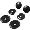 ULDIGI Base Meccanismo Visiera Casco Moto in PC Nero Installazione Facile e Comoda Kit 6 Pezzi Accessori per Casco da Moto per Riparazione