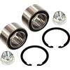 ENVA MADE FOR QUALITY BESTPRICE 2x cuscinetto ruota anteriore set cuscinetto ruota, Compatibile con CITROËN C1 (PM_, PN_), C1 II (PA_, PS_),PEUGEOT 107 (PM_, PN_), 108,TOYOTA AYGO (_B1_), AYGO (_B4_)