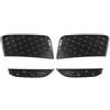 KLAUER Griglia Fendinebbia Per R&ange R&over Per Evoque 2012-2015 1 Set Paraurti Anteriore Lampada Luce Di Nebbia Griglia Di Copertura LR057397 LR057396 LR026546 LR026545 Griglia Paraurti Anteriore