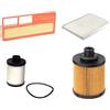 Somer Car KIT 4 FILTRI TAGLIANDO COMPATIBILE CON FIAT PUNTO IDEA LANCIA MUSA YPSILON 1.3 MULTIJET IMP. UFI