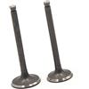 A ABSOPRO Moto Motore Scarico Ingresso Valvola per GY6-125 (2Set) | Diametro Testa: 24mm, 21mm; Lunghezza Totale: 65mm; Diametro Gambo: 5mm. Prodotto Non OEM, Solo Accessorio.