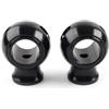 GZYF Manubrio Fat da 32 mm, attacco da 1,25, montaggio riser CNC, nero per Dyna Fat/per Low Rider Super/Wide Glide Motorcycle