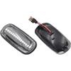 RINKTEEA Frecce Laterale Dinamico Per Land Per Rover Per Discovery 2 Per Defender TD5 Per Freelander 1998-2015 Indicatore Direzione Laterale Dinamico Acqua Corrente(Dynamic Crystal)