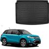 J&J AUTOMOTIVE SCOUTT Vasca Bagagliaio per Suzuki Vitara 4 Dal 2015 Piano Superiore, in TPE su Misura, Proteggi Baule con Bordo Alto 4 cm, Antiscivolo, Inodore