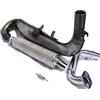 Generic Marmitta espansione simonini con silenziatore alluminio per vespa 50 special