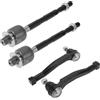 A ABSOPRO Kit 4pz Estremità Tirante Interno Esterno Anteriore Sospensione Sterzo Tirante per Suzuki Swift+ 2004-2009 per Chevrolet Aveo5 2006-2011 Link di Traino