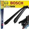 ECD Germany AR604S set di tergicristalli Bosch 3 397 118 908, modello Aerotwin Retrofit, per parabrezza
