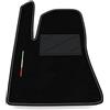 Somer Car Tappetino Auto SOLO LATO GUIDA 1pz compatibile con Tesla Model 3 2020-2025 | 1 tappeto su misura in moquette, bandiera Italia