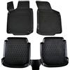 SCOUTT Tappetini Auto in Gomma Su Misura per Volkswagen Golf 4 1997-2004, Set da 4 Pezzi, Tappeti 3D Design con Bordo Alto, Inodore, Qualità Premium