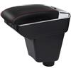 YJYWZH per Renault Clio 4 Captur Bracciolo Console Storage con Portabicchierii