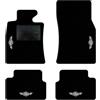 QUEMAR Tappetini Auto per MINI Clubman I R55, Bordo Nero, 4 Ricami