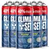 Clima Set R1234yf Gas Refrigerante Sostitutivo - Liquido di Raffreddamento per Climatizzatore Auto - Bombola di Gas 5x235 g - Kit di Ricarica per Climatizzatore Auto - Ricarica per Climatizzatore
