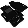 Generico Tappetini compatibili con Fiat Panda 2003-2012, kit tappetini auto personalizzati, set tappeti in moquette, tappeto auto