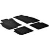 Gledring AutoStyle 343 Tappetini in Gomma 3 Porte 4 Pezzi con Accessori Di