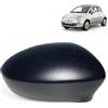 Autocraft Cover per specchietto retrovisore nero esterno destro (lato passeggero) compatibile per Fiat Grande Punto, 500, Punto Evo, Abarth 500, 595, 695 735452185 735596887