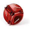 SOUTES Parte del serbatoio Moto Motore Olio Di Riempimento Tazza Tappo Copertura A Vite Accessori Per Honda Forza 125 250 300 350 750 2021 2022 2023(Red)