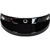 Ronyme Visiera per casco retrò, 3 tendine parasole a scatto per caschi 3/4 Accessori Ricambi Sostituisce direttamente, Nero