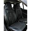 Italfodere - Coprisedili in Pelle Nera Compatibili con Smart Fortwo 450/451 - Anteriori - Fatti a Mano - Eleganti e Resistenti - Accessori Auto Interno - Made in Italy