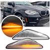 Ayikeiy 2X Indicatore di direzione dinamico LED indicatore laterale ripetitore laterale frecce dinamiche indicatori di direzione compatibile con BMW E70 E71 X5 E72 X6 F25 X3 2007-2012
