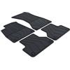 Kovvar Tappetini per Auto in Gomma adatti per Audi A4 B9-2015 - 2024 Versione: Avant/Sedan/Allroad Quattro | Tappetini posteriori con sistema di fissaggio - Serie: Gomma
