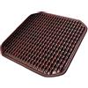Oshhni Coprisedile in Legno con Perline, Cuscino per Auto, Accessorio per Ufficio, rosso