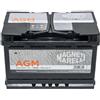 Magneti Marelli Parts & Services - Batteria Auto 70 Ah con Tecnologia Agm, Batteria Auto Start e Stop L03 069070760009 al Piombo Acido, Alte Prestazioni - 12V 100Ah 720A B13 con Maniglie, Ricambi Auto