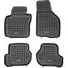 Rezaw-Plast REZAW - PLAST Tappetini in gomma per auto adatto per SEAT Leon II (MK2) 2005-2013 Migliorate il vostro comfort di viaggio con il tappetino antiscivolo per auto - tappetino per auto per tutte le stagio
