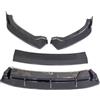 Generico Lyjstore Paraurti anteriore compatibile con Audi A3 S3 2016 2017 2018 2019 Splitter Diffusore Body Kit Spoiler Protezione paraurti Accessori auto Auto di ricambio