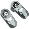 YIESANS Copertura protettiva per sensore ABS Per Guerrilla450 Classic350 Interceptor650 Shotgun650 Scram411 Protezione Sensore ABS Ruota MOTO(2PCS Titanium)