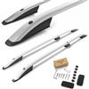 CHROMEMASTER | Barre da Tetto, Rail Tetto Compatibile con Fiat Doblo L1 CORTO 2001-2010; Sono Utilizzate per il Montaggio di Portapacchi, Box da Tetto o Portabiciclette | Costruzione in Alluminio