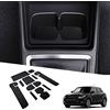 BIXUAN Swift6 2024 compatibile con Suzuki Swift 6 Gen(ZC33S/13S/53S/C83S) 2017-2023 2024 2025 Tappetini Antiscivolo per Console Centrale Bracciolo Tappetini in Gomma Supporto per Bevande Porta